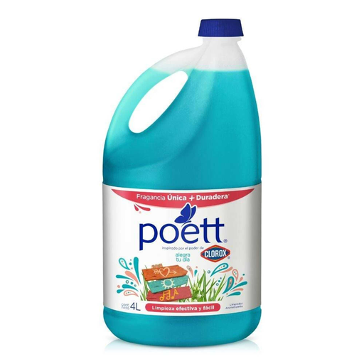 [CLO907586] Liquido Limpiador Poett 4 Litros