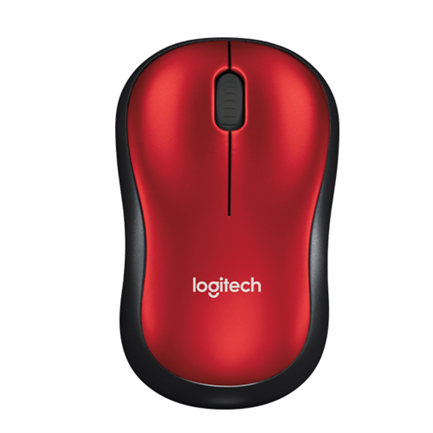 [LOG910003635] Mouse Logitech Para Computo M185R Usb Inalambrico Rojo/Gris