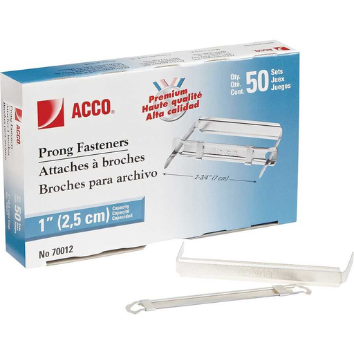 [ACC70012] Broche Acco 7 Cm Largo C/50Pz