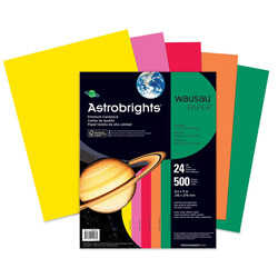 [WAU21224] Papel Bond Astrobrights T/C Antiguo 5 Colores 24# Surtido 500 Hojas
