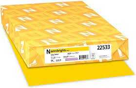 [WAU22533] Papel Bond Astrobrights 11X17" 24# Amarillo 500 Hojas