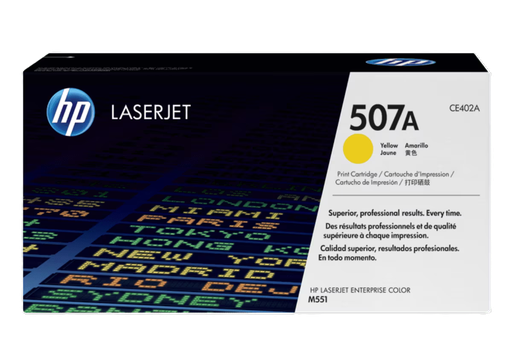 [HEWCE402A] Toner Hp 507A P/Laserjet M551 Original Amarillo 