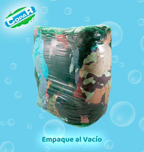 [LIMTRAPO55C] Bolsa De Trapo Limpio Color 55Lbs